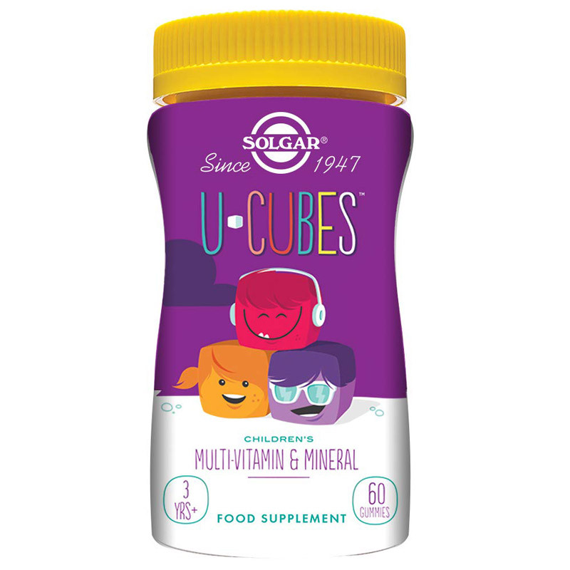 SOLGAR SOLGAR U-Cubes Children's Multi-Vitamin&Mineral Gummies 60gummies