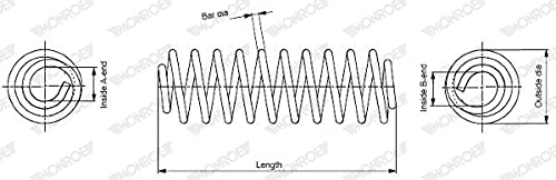 MONROE Sprężyna zawieszenia MONROE SP3970