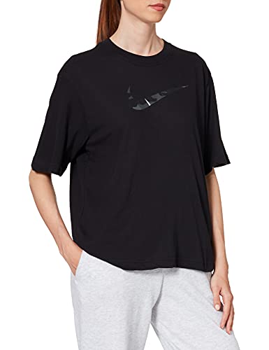 Nike Damska koszulka Df Boxy One, czarny, XL
