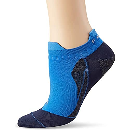 FALKE Kobiety Skarpety do golfa GO5 Invisible W In Oddychający I Szybkoschnący przeciw pęcherzom 1 Para, Niebieski Blue Note 6545, 35-36
