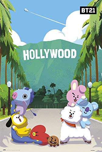 BT21 Hollywood - plakat 61x91,5 cm