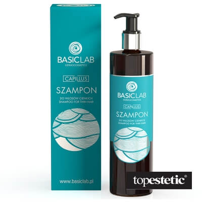 BASICLAB DERMOCOSMETICS CAPILLUS Szampon do włosów cienkich 300 ml 7072231