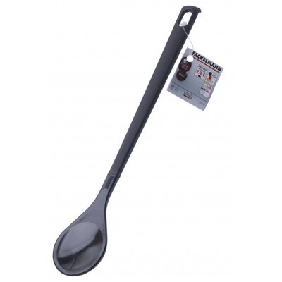 FACKELMANN Fackelmann 23744 łyżka kuchenna okrągła NERO 31 cm rękaw, tworzywo sztuczne, czarna