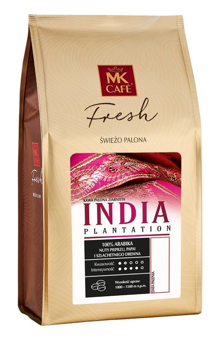MK Cafe Kawa ziarnista Fresh India Plantation 1kg 8989-uniw