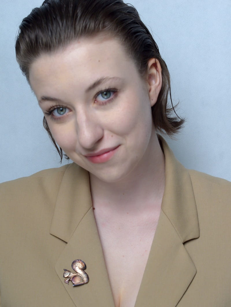 Wiewiórka - broszka srebrna