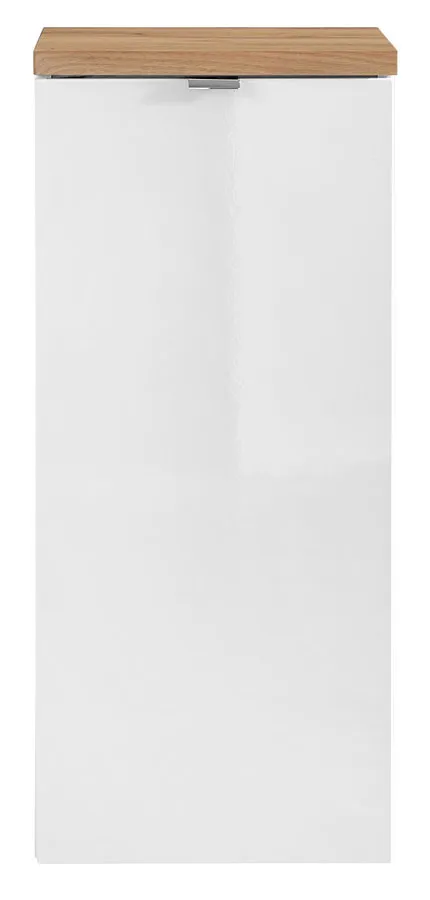 Półsłupek Łazienkowy Z Koszem Na Pranie 60 Cm S4-B44