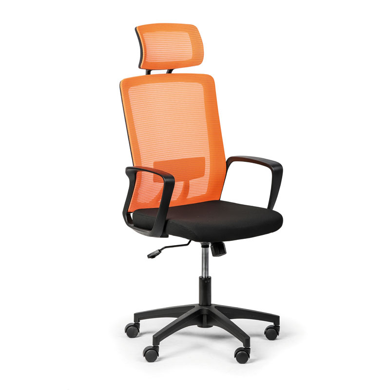 B2B Partner Krzesło biurowe Base plus, pomarańczowy 415071