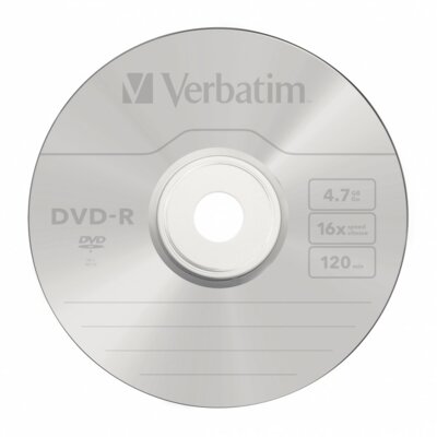 Verbatim Dysk DVD-R 4,7GB 16x 5 szt 43519)