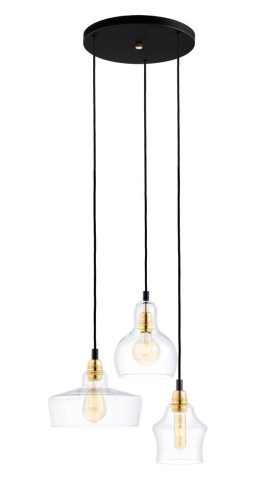 Kaspa Lampa wisząca LONGIS PLAFON 3 GOLD 10877305) 10877305