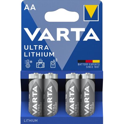 Varta Baterie litowe R6 AA 4szt professional BAVA 6106 (6106301402)