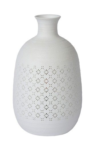 Lucide TIESSE Porcelanowa Biała śr. 15,4cm. E14 Lampka stołowa 13534/26/31 13534/26/31