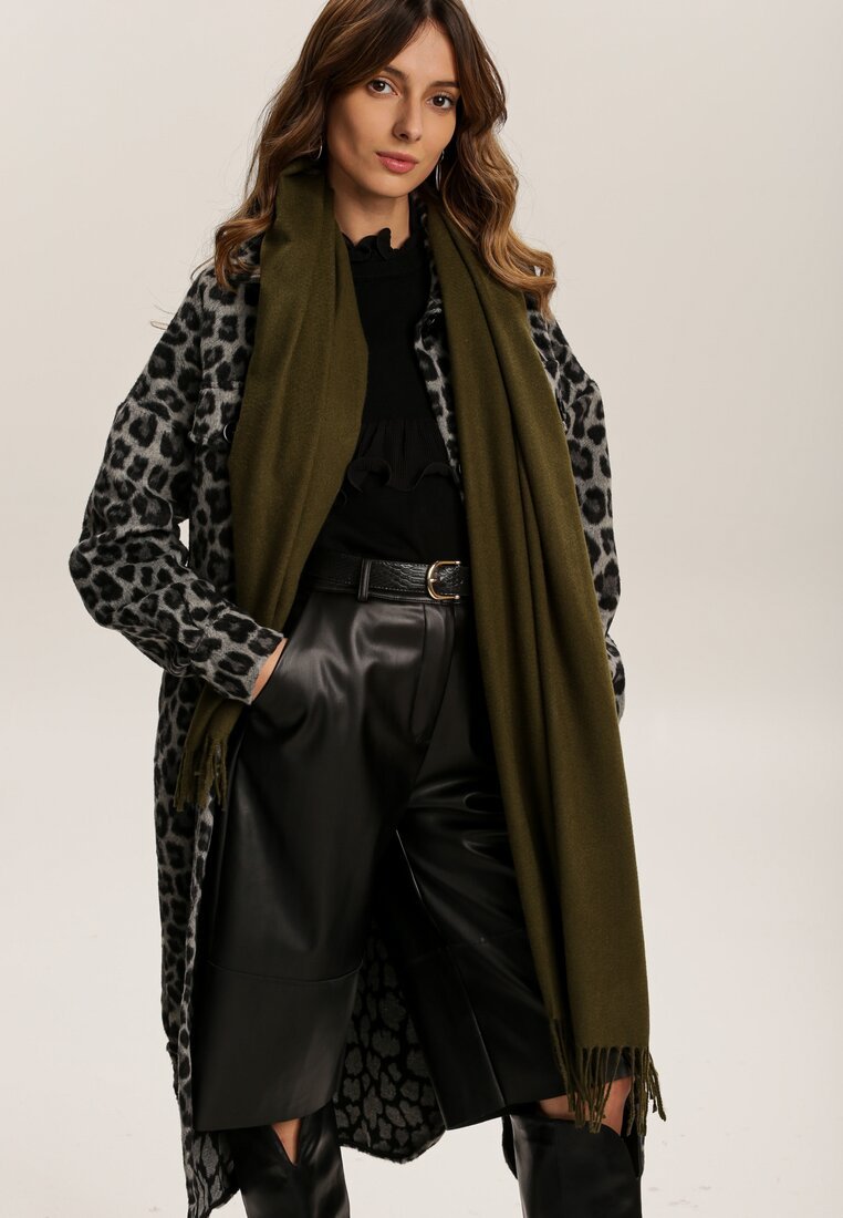 Ciemnozielony Szalik Michfyndar