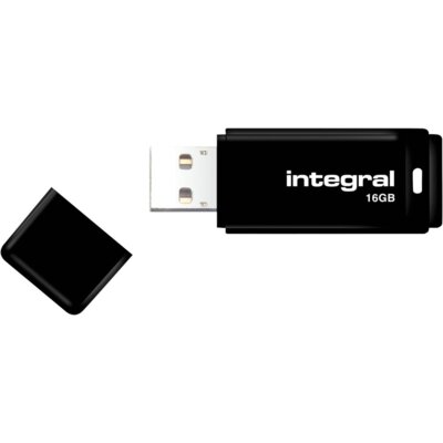 Integral Pamięć USB INTEGRAL 16GB USB 2,0 czarna  INFD16GBBLK
