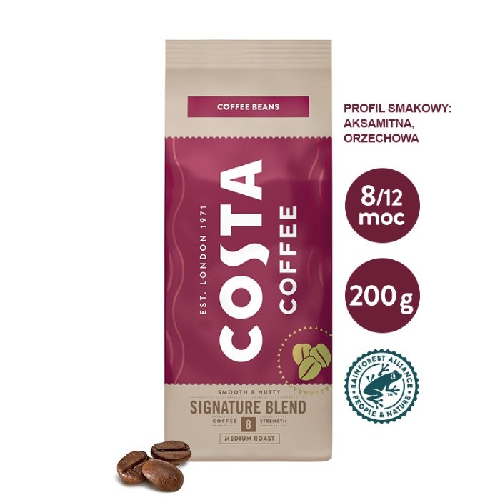 COSTA COFFEE Kawa ziarnista Costa Coffee Signature Blend 200g 6776-uniw