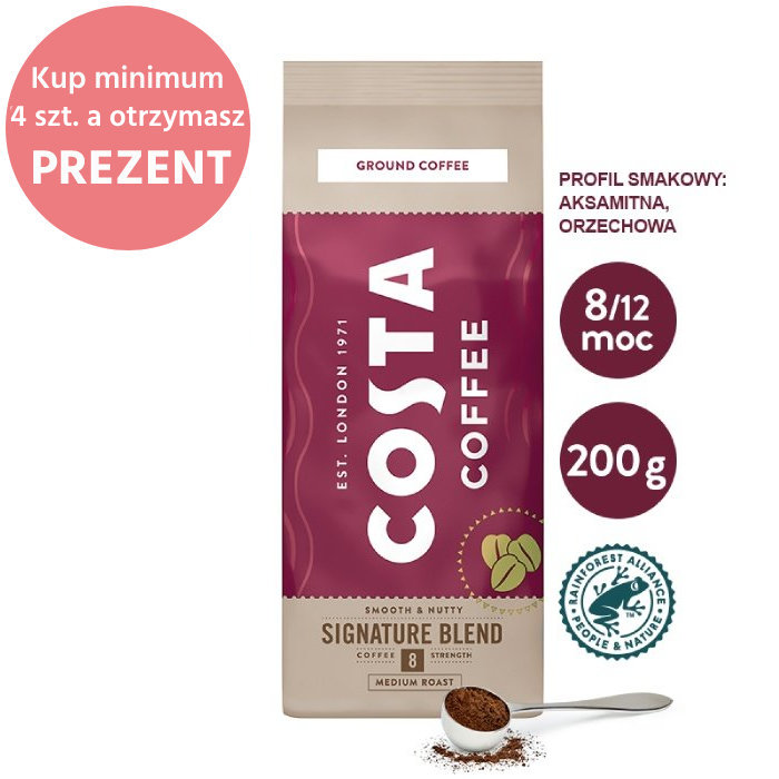COSTA COFFEE Kawa mielona Costa Coffee Signature Blend 200g 6778-uniw