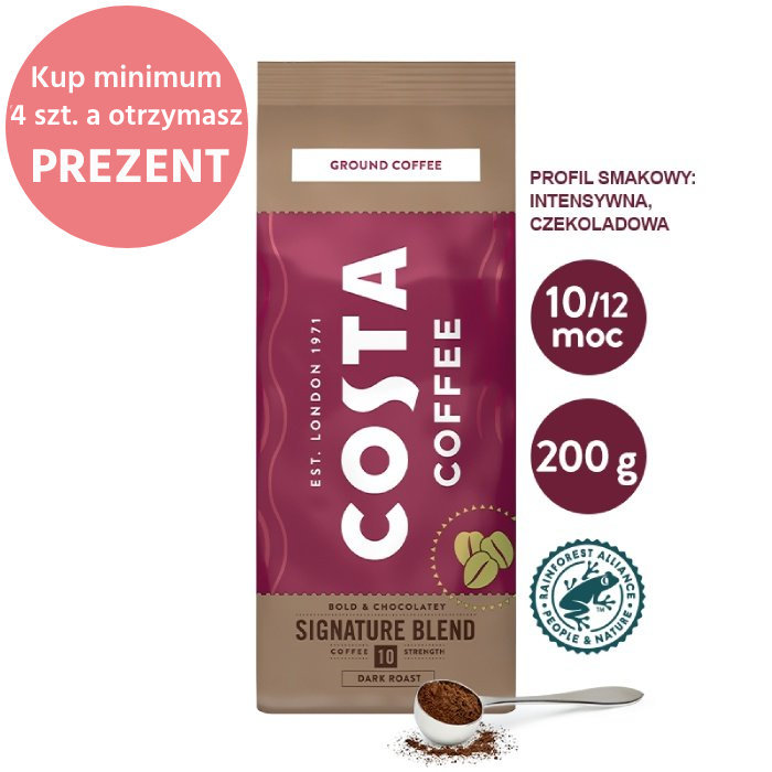 COSTA COFFEE Kawa mielona Costa Coffee Signature Blend Dark Roast 200g 6779-uniw