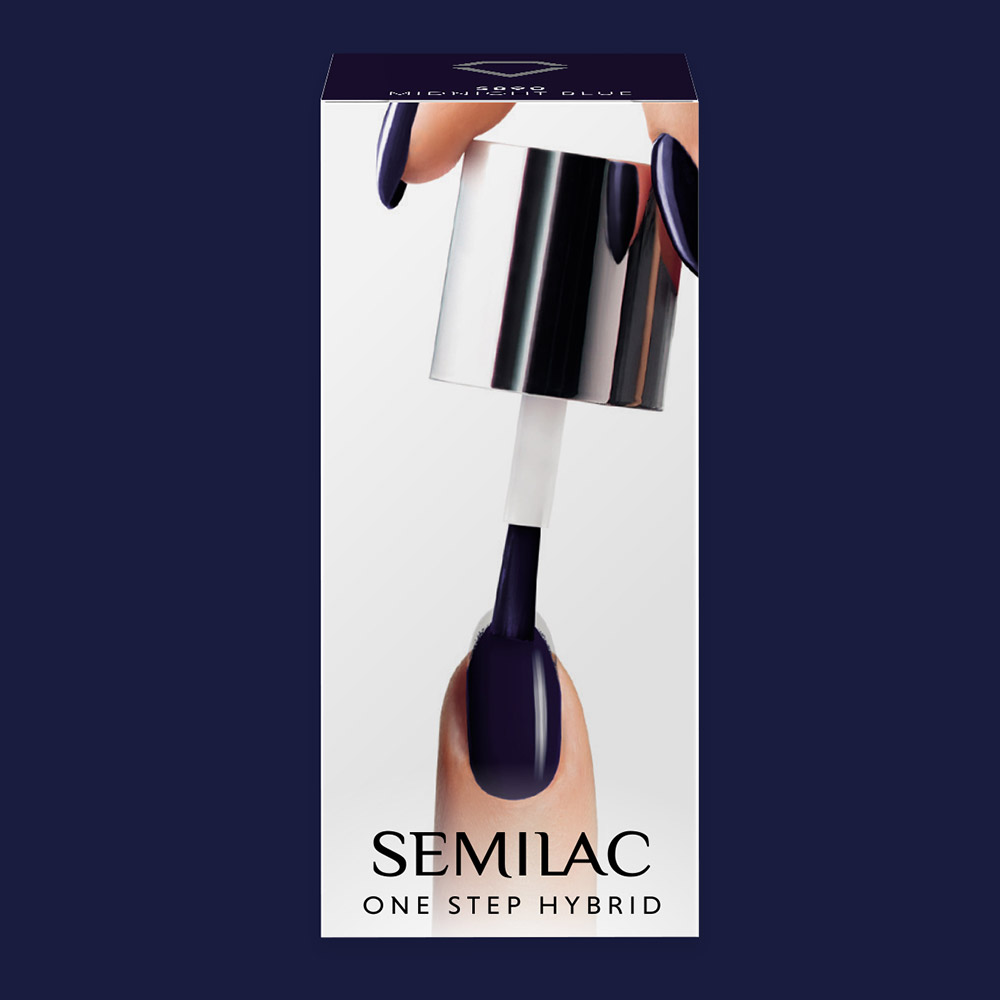 Semilac One Step Hybrid lakier hybrydowy 5ml S890 Midnight Blue