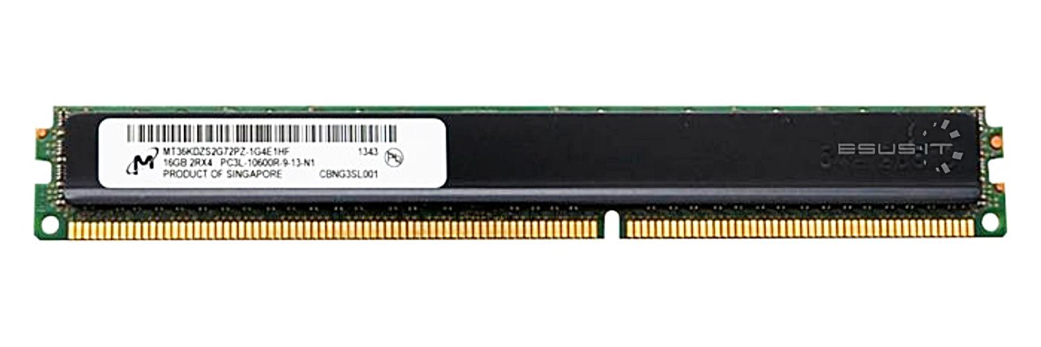 Pamięć RAM 1x 16GB Micron ECC REGISTERED DDR3  1333MHz PC3-10600 RDIMM | MT36KDZS2G72PZ-1G4