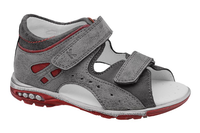 Sandałki dla chłopca KORNECKI 4963 Popielate Szare