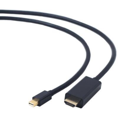 Gembird Kabel CC-mDP-HDMI-6 (Mini DisplayPort M - HDMI M; 1,8m; kolor czarny) 2_207665