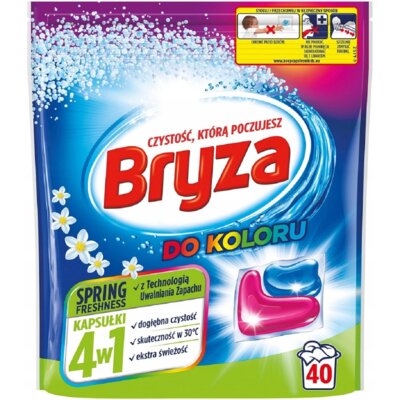 Bryza Kapsułki do prania 4 w1 Spring Freshness 40 szt