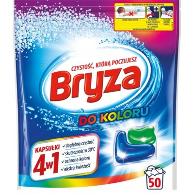 Bryza Kapsułki do prania 4 w1 Color 2x50 szt