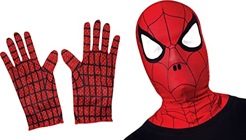 Marvel – I-32985 – Spider-Man-Set maska i rękawiczki – rozmiar uniwersalny