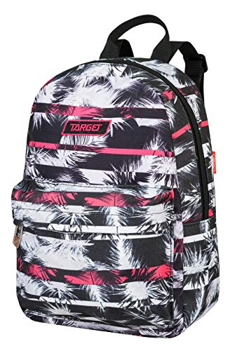 Target Unisex dzieci Tik Tak tropikalny biały plecak Czarny/Szary 8 Litre