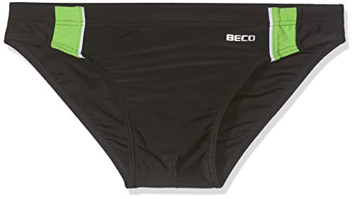 BECO Beermann GmbH & Co. KG chłopięce spodenki kąpielowe, czarne/kiwi, 164