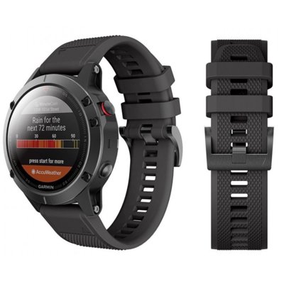 Garmin TECH-PROTECT Pasek TECH-PROTECT Smooth do Fenix 5 Czarny