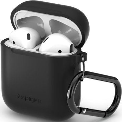 Spigen etui silikonowe case do Apple Airpods black 066CS24808