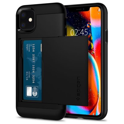 Spigen Etui Slim Armor CS do Apple iPhone 11 Czarny