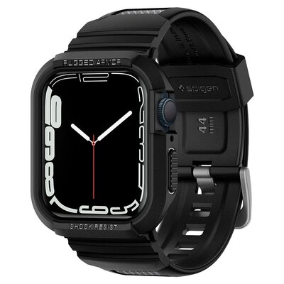 SPIGEN SPIGEN Etui SPIGEN Rugged Armor Pro do Apple Watch 44 mm) Czarny