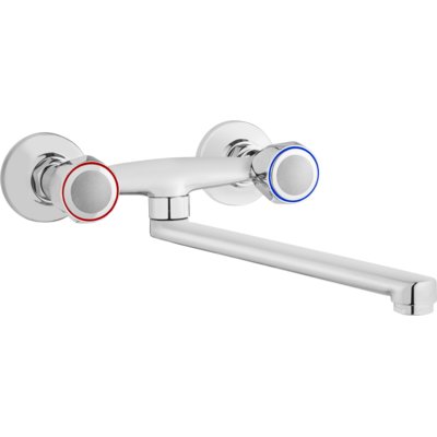 Deante Bateria zlewozmywakowa ścienna NEO Teno Chrom BON_080D