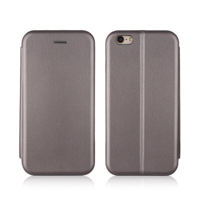 NoName Etui Book Magnetic iPhone 7/8 stalowy /steel SE 2020