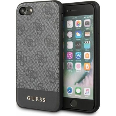 Guess 4G Bottom Stripe Collection etui na iPhone SE 2020 / 8 / 7 szare GUHCI8G4GLGR