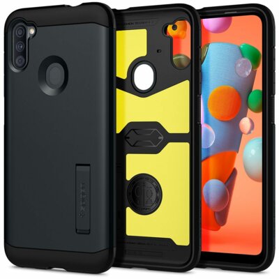 Spigen Tough Armor do Galaxy M11 Metal Slate
