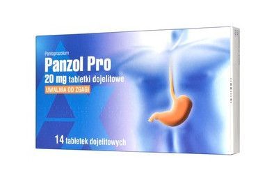 Apotex NEDERLAND BV Panzol pro 20 mg x 14 tabl dojelitowych