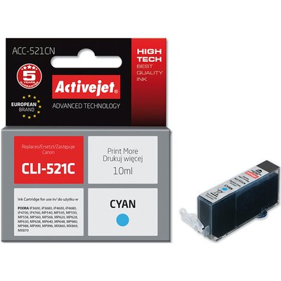 ActiveJet Tusz ACC-521C Błękitny ACC-521CN ACC-521C) ACC-521CN ACC-521C) (ACC-521CN (ACC-521C))