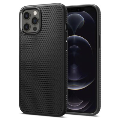 Spigen LIQUID AIR ETUI NA IPHONE 12 PRO MAX MATTE BLACK 16743