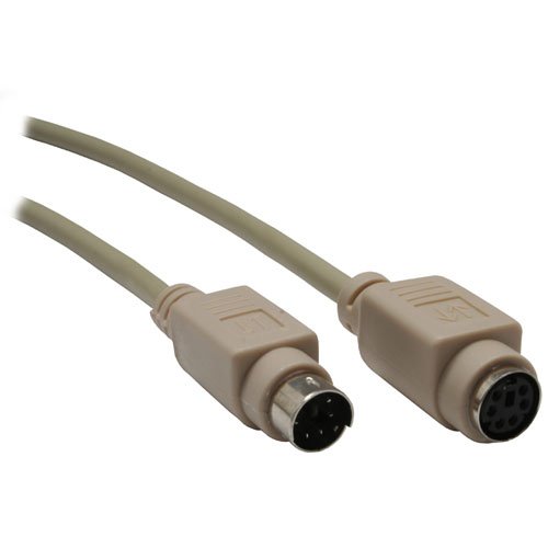 InLine PS/2 Kabel przedłużacz męski żeński szary 2m 13342