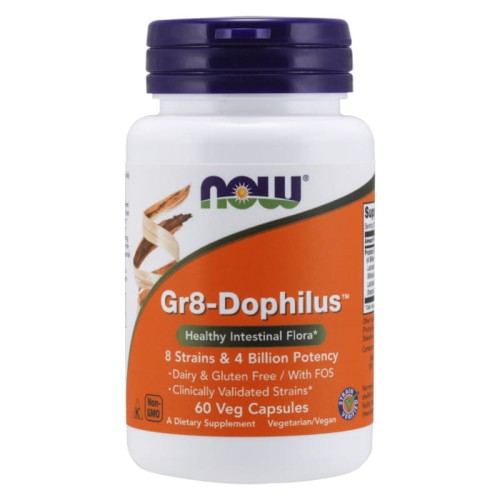 Now Foods Gr8-Dophilus 60 Veg Capsules TT000537