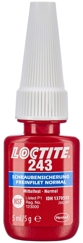 LOCTITE LOCTITE 243 Threadlocker 5ml  2022 Akcesoria do hamulców szczękowych 41407339