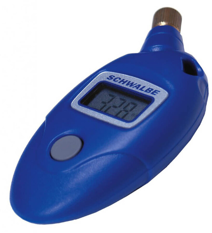 SCHWALBE Airmax Pro Air Pressure Gauge, niebieski 2022 Akcesoria do pompek