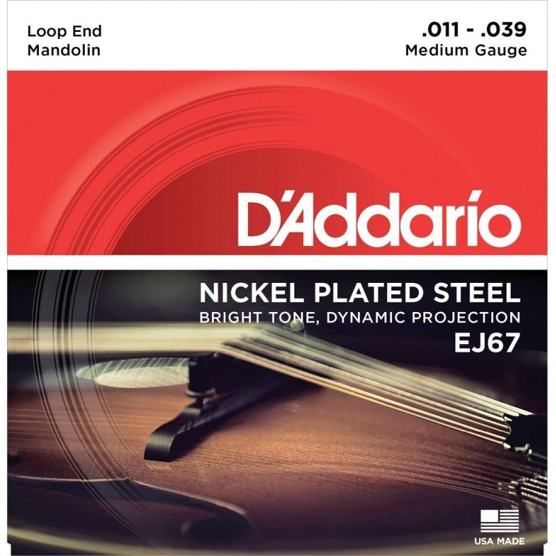 D'Addario EJ67 struny do mandoliny 11-39