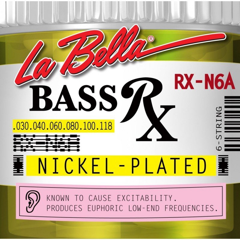 La Bella RX-N6A struny basowe 30-118
