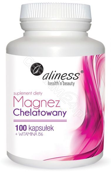 Medicaline Chelato Magnez 560 mg + Wit. B6 100 kap (1495)