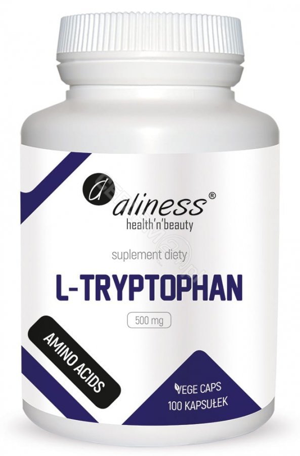 MedicaLine L-Tryptophan 500mg 100 kaps Aliness L-tryptofan MC105