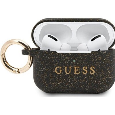 GUESS Guess Silicone Case etui do słuchawek AirPods Pro czarne GUACAPSILGLBK