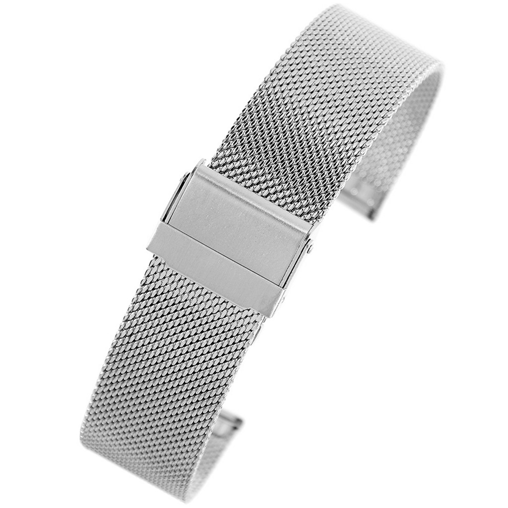 Bransoleta - siatka mesh PACIFIC - PVD Silver  22mm